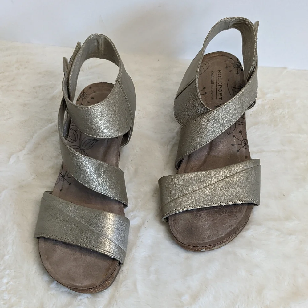Rockport strappy wedge